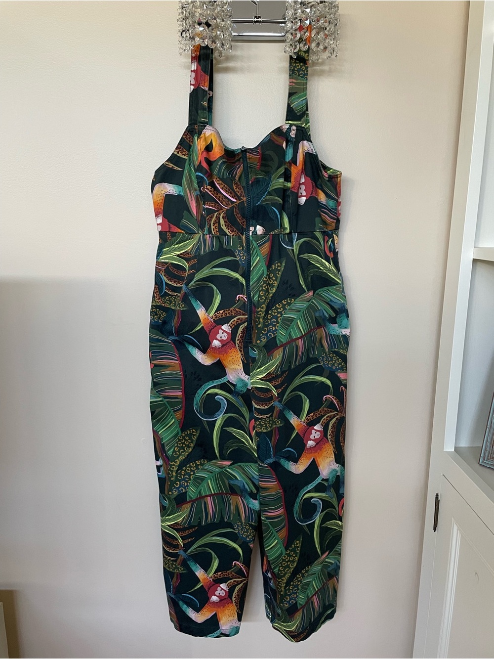 Farm Rio Monkeys cropped jumpsuit - Picture 2 of 5